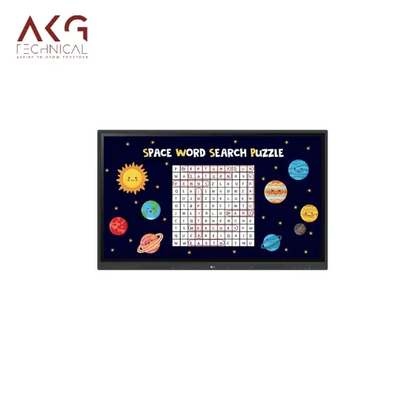 LG CreateBoard, 75" Interactive Flat Panel,  Model No. 75TR3DK