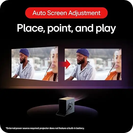 LG CineBeam Q 4K UHD Smart Portable Laser Projector HU710PB