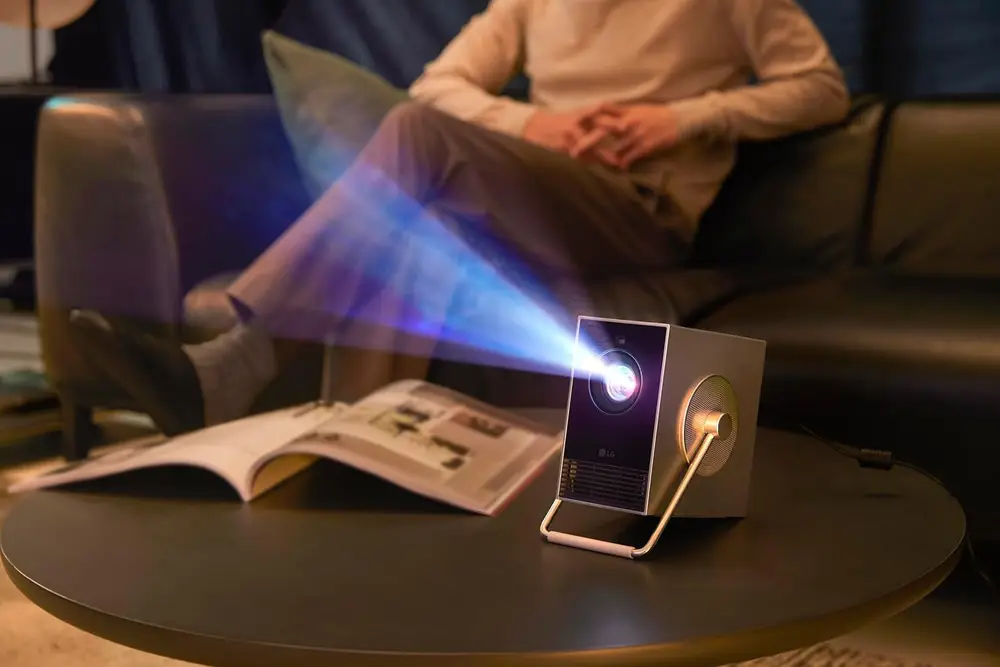 LG CineBeam Q 4K UHD Smart Portable Laser Projector HU710PB