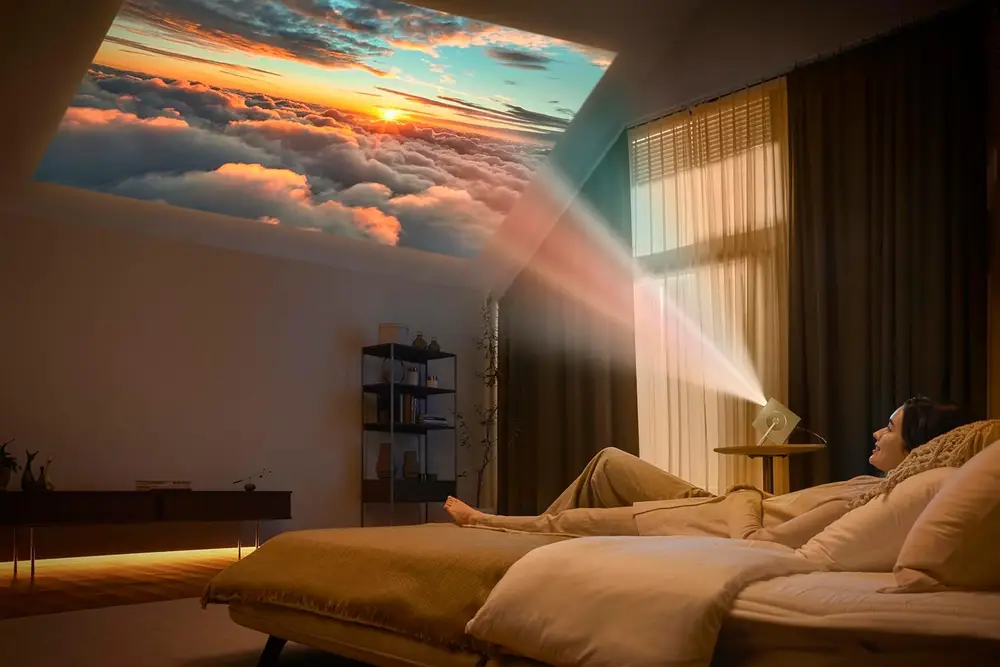 LG CineBeam Q 4K UHD Smart Portable Laser Projector HU710PB