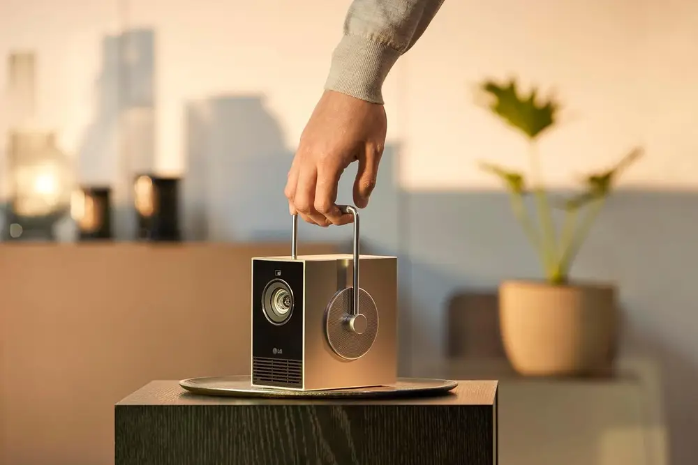 LG CineBeam Q 4K UHD Smart Portable Laser Projector HU710PB